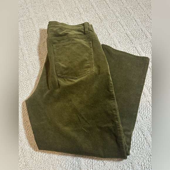 Eileen Fisher Pants - EILEEN FISHER | Organic Cotton Green Cord Pants
